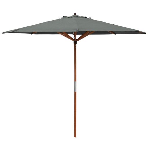 Picture of Willington Grey Wooden Parasol 
PAR27GREY