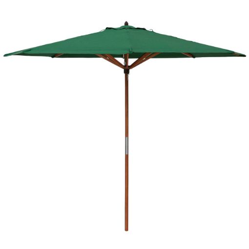 Picture of Willington Green Wooden Parasol 
PAR27GRN