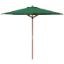 Picture of Willington Green Wooden Parasol 
PAR27GRN