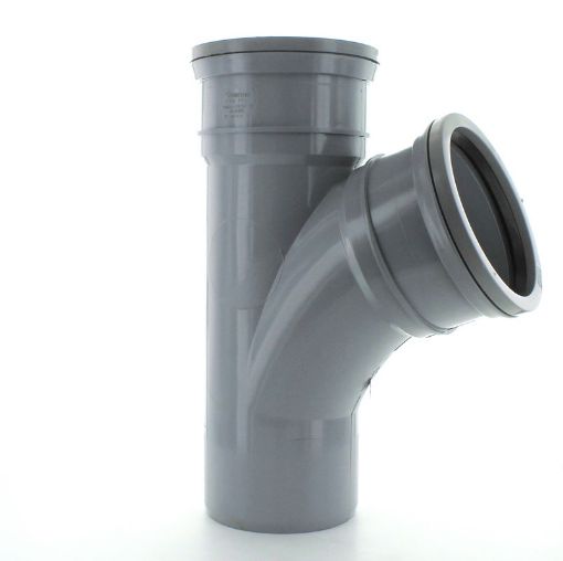 Picture of Hunter 110mm Grey 112.5 Degree Single Equal Branch
GS336
