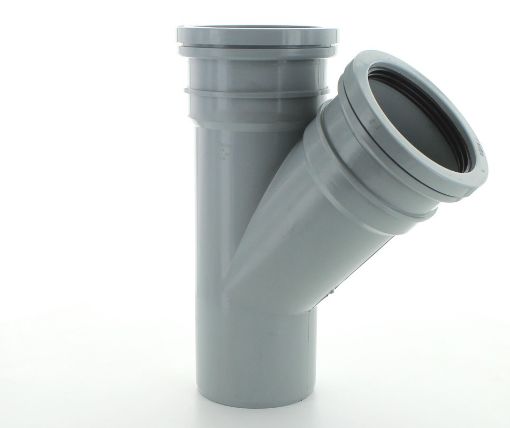 Picture of Hunter 110mm Grey 135 Degree Single Equal Branch
GS278
