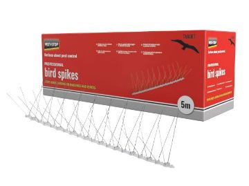 Picture of Peststop 10mm x 500mm Professional Bird Spikes with Metal Strips
PSPBS10