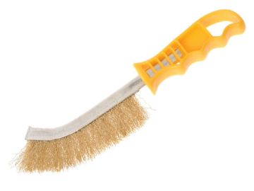 Picture of Faithfull Wire Scratch Brush Brass Yellow Handle
17330001
