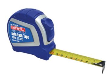 Picture of Faithfull 10m Auto-Lock Tape Measure
FAITM1025MI