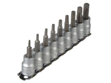 Picture of Teng 3/8" Drive External TORX Socket Clip Rail Set (9)
M3813TX