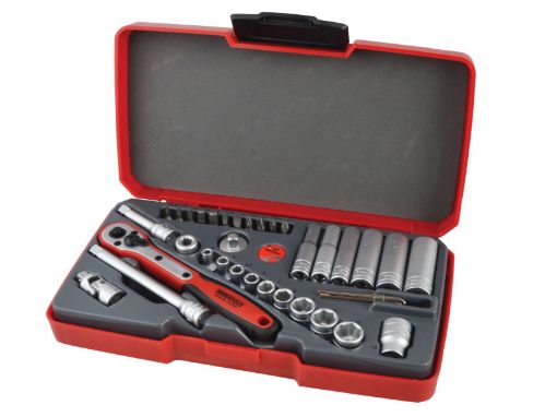 Picture of Teng 1/4" Drive Metric Socket Set (36)
T1436
