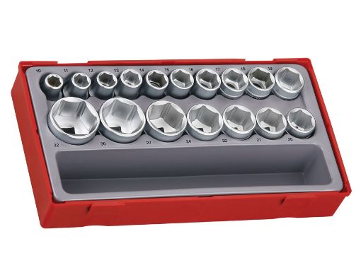 Picture of Teng 1/2" Drive Metric 6-Point Socket Set (17)
TT1217-6