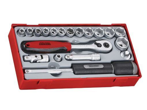 Picture of Teng 3/8" Drive Regular Metric Socket Set (19)
TT3819