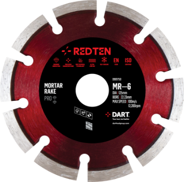 Picture of DART Red Ten MR-6 125Dmm x 22B Mortar Rake
DB01750
