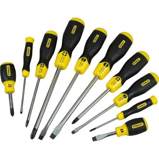 Picture of Stanley Cushion Grip Screwdriver Set (10)
2-65-014