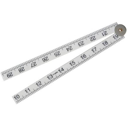 Picture of Faithfull 1000mm (39") White Plastic Folding Rule
FAIRULEFOLDW