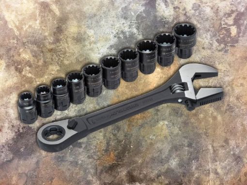 Picture of Crescent Adjustable Wrench & Spline Socket Set (11)
CPTAW8