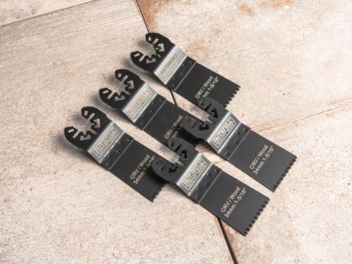 Picture of Faithfull 34mm Flush Cut Multi Tool Wood Blade Set (5)
M0010027 X 5