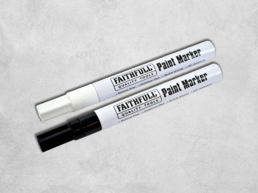 Picture of Faithfull Paint Marker Pen Twin Pack (Black & White)
FAIPMBLKWHI
