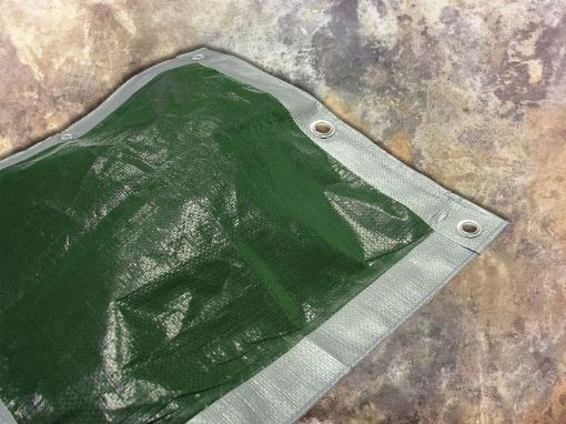 Picture of Faithfull 3.6m x 2.7m Green & Silver Reversible Tarpaulin
FAITARP129