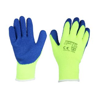 Picture of TIMco Warm Grip Latex Gloves (Yellow/Blue) - Large
770496