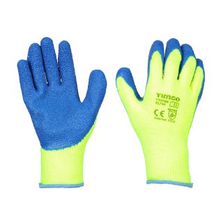 Picture of TIMco Warm Grip Latex Gloves (Yellow/Blue) - XL
770766