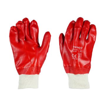 Picture of TIMco PVC Coated Cotton Grip Gloves (Red) - XL
770690