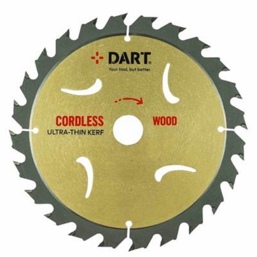 Picture of DART Gold ATB Wood Saw Blade 165Dmm x 20B x 24Z
STK1652024