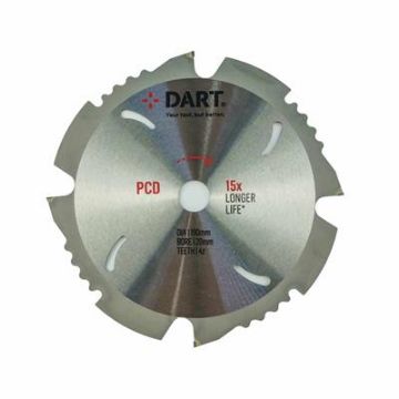 Picture of DART PCD Fibre Cement Saw Blade 165Dmm x 20B x 4Z
PCD165204