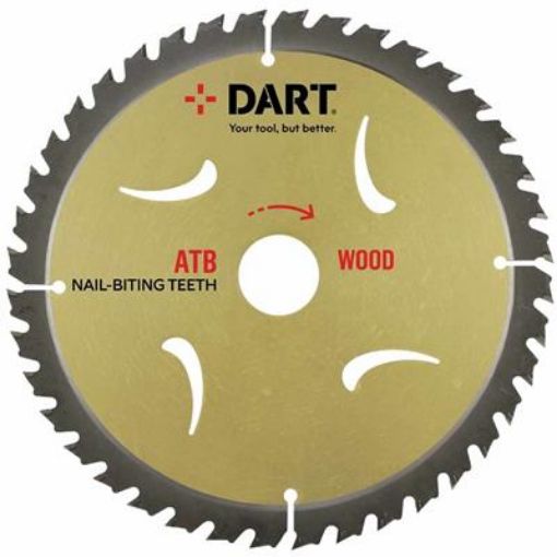 Picture of DART Gold ATB Wood Saw Blade 250Dmm x 30B x 40Z
SSK2503040