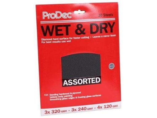 Picture of Rodo ProDec Wet & Dry Paper - Assorted (10)
PAWD10A (10)