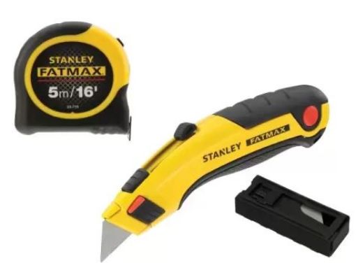 Picture of Stanley FatMax Triple Pack (Knife, Blades and Tape)
FMHT43257-0