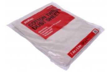 Picture of Rodo ProDec 24' x 3' Bleached Twill Dust Sheet
243SQB (10)