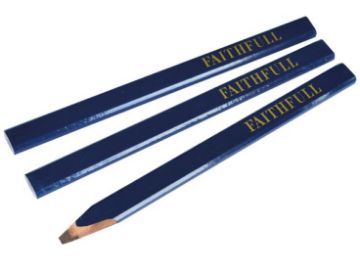 Picture of Faithfull Carpenters Pencils Blue Soft (3)
FAICPB