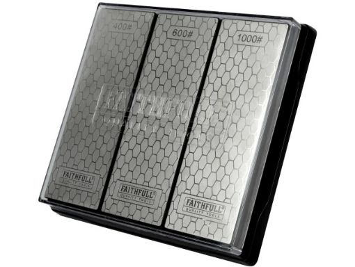 Picture of Faithfull 3 Piece Diamond Sharpening Stone Kit 
FAIDWTRIPLE