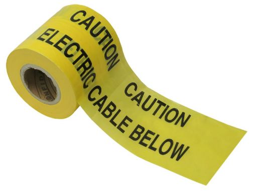 Picture of Faithfull 150mm x 365m Electric Warning Tape
0026150365YEDTB