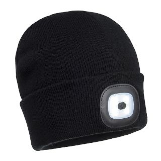 Picture of PortWest Rechargeable Twin LED Beanie Yellow One Size
B028YER