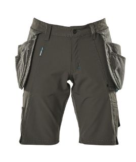 Picture of MASCOT® ADVANCED Shorts with holster pockets Dark Anthracite W33.5 CORDURA®
17149-311-18