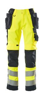 Picture of MASCOT® SAFE SUPREME Trousers with holster pockets Hi-Vis Yellow/Dark Navy L35 W32.5 CORDURA®
15531-860-17010