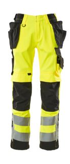 Picture of MASCOT® SAFE SUPREME Trousers with holster pockets Hi-Vis Yellow/Black L35 W31.5 CORDURA®
15531-860-1709
