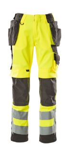 Picture of MASCOT® SAFE SUPREME Trousers with holster pockets Hi-Vis Yellow/Dark Anthracite L35 W38.5 CORDURA®
15531-860-1718