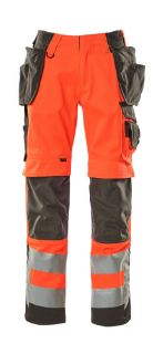 Picture of MASCOT® SAFE SUPREME Trousers with holster pockets Hi-Vis Red/Dark Anthracite L35 W40.5 CORDURA®
15531-860-22218