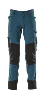 Picture of MASCOT® ADVANCED Trousers with kneepad pockets Dark Petroleum L30 W31.5 CORDURA®
17179-311-44