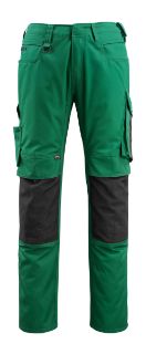 Picture of MASCOT® UNIQUE Trousers with kneepad pockets Green/Black L32 W42.5 CORDURA®
12679-442-0309