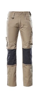 Picture of MASCOT® UNIQUE Trousers with kneepad pockets Light Khaki/Black L35 W36.5 CORDURA®
12679-442-5509