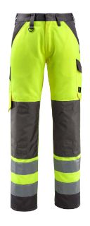 Picture of MASCOT® SAFE LIGHT Trousers with kneepad pockets Hi-Vis Yellow/Dark Anthracite L32 W30.5 
15979-948-1718