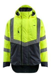 Picture of MASCOT® SAFE SUPREME Outer Shell Jacket Hi-Vis Yellow/Dark Navy M CORDURA®
15501-231-17010