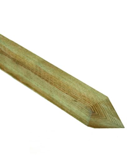 Picture of 47mm x 50mm x 0.6m Treated Sawn Pointed Pegs