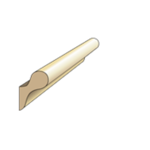Picture of 50mm x 125mm Pigs Ear Handrail FSC