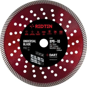 Picture of DART Red Ten BMI-10 Pro 230Dmm x 22B Diamond Blade
DB00090