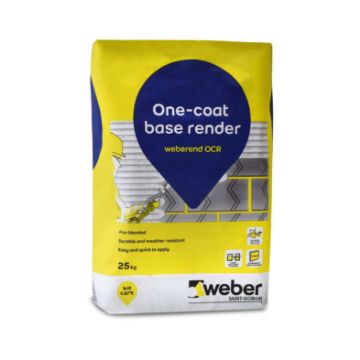 Picture of Weberend OCR3 One Coat Render 25kg
50960006 (1m²)
