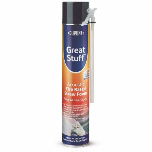 Picture of Geocel Great Stuff Acoustic Fire Rated Straw Foam 750ml
6001125/Z02