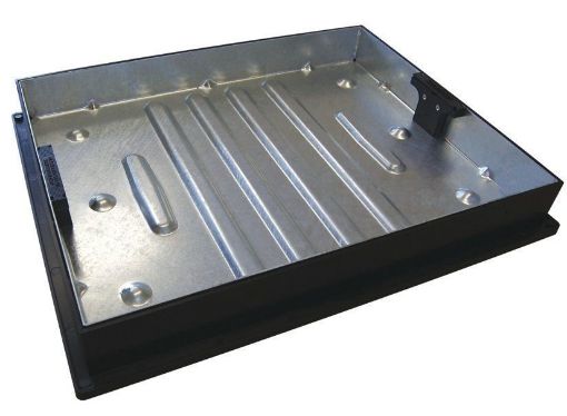 Picture of 600mm x 450mm x 80mm 10T Block Paviour Manhole Cover & Frame (2.5T max load) 
CD 790R/80