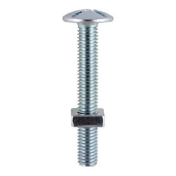 Picture of M6 x 80mm Roofing Bolts & Square Nuts - BZP (4)
0680RBP