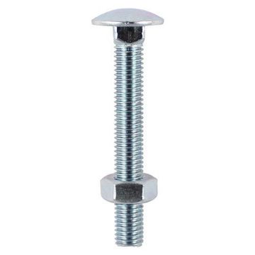 Picture of M10 x 220mm Carriage Bolt & Hex Nut - BZP
10220CB (10)